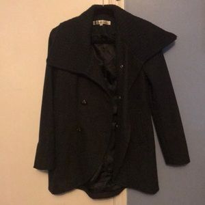 Kenneth Cole gray wool coat